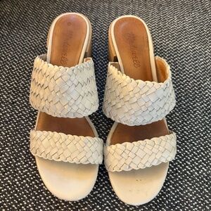 Madewell Kiera Mule Sandal in Woven Leather